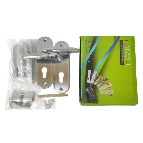 LANVIN LS11(2) SN / CP Handle Door Lock Tarikan Handle Kunci Pintu Kecil Set