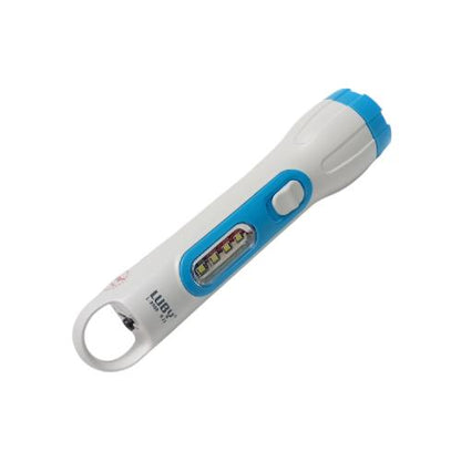 1 WATT + 4 WATT SMD / LUBY L-8908 Senter LED Charge Fitting Colok + Lampu Meja