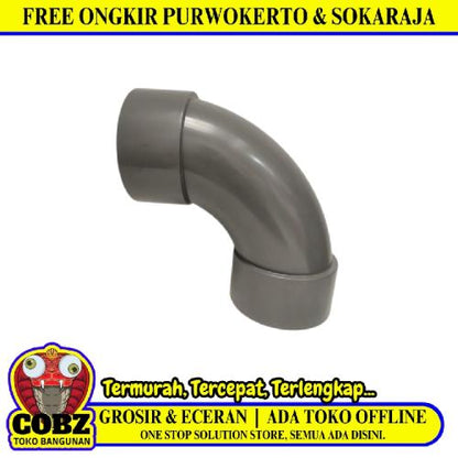 6 IN / RUCIKA D-LL Elbow Knee Keni Large Radius Fitting Pipa PVC