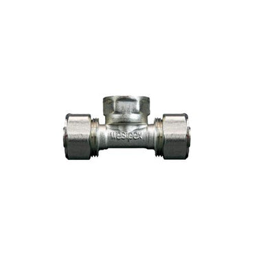 T 20 x 1/2 IN / WESTPEX Tee Selang Pex Drat Dalam Ke Pipa Stainless