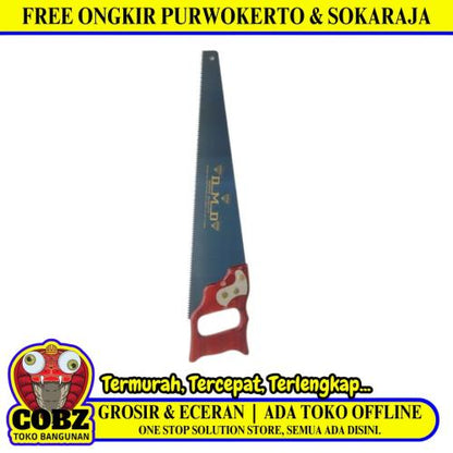 18 IN / DMD SUPER Gergaji Kayu Pohon Tangan Hand Saw Gagang Kayu