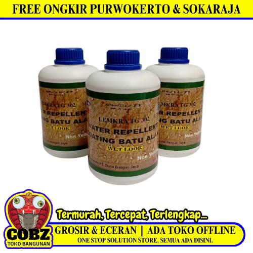 1 KG / LEMKRA TG 302 Cat Coating Pelapis Batu Alam Galon