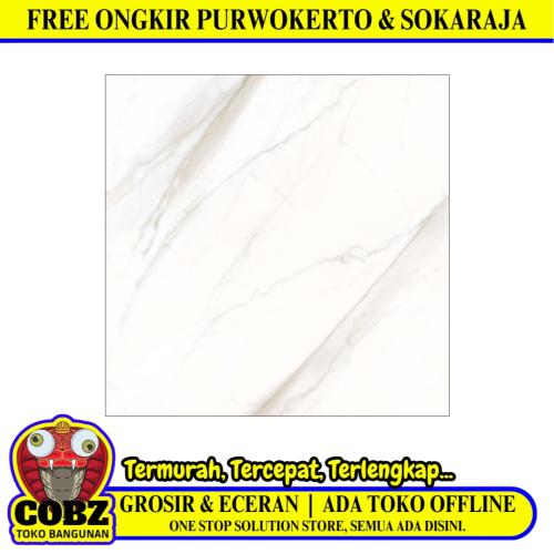 50 CM x 50 CM / UNO CERRERA Keramik Lantai Rumah Glossy Grey Dus