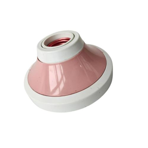 DEXTA Fitting Tempat Lampu Plafon Atap Tempel Kotak Besar Pink