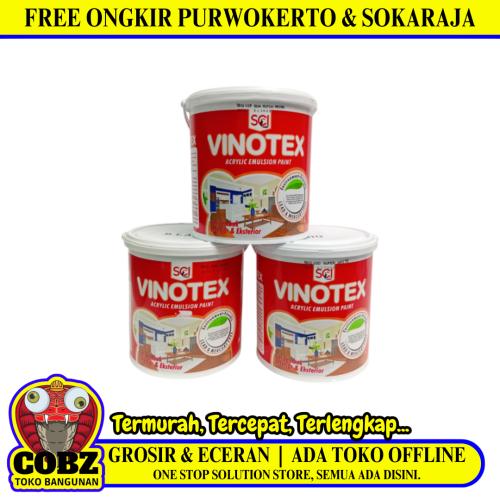 5 KG / VINOTEX STANDARD Cat Tembok Beton Plafon Wall Paint Galon