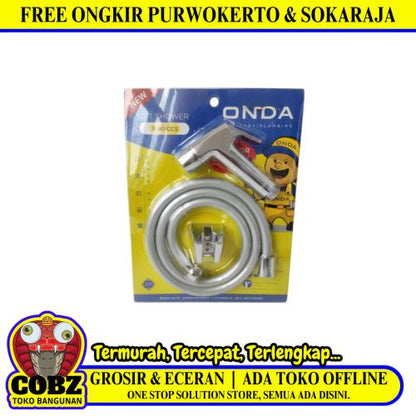 1/2 IN x 120 CM / ONDA S 90 CCS Jet Shower Cebok Toilet Plastik PVC Set