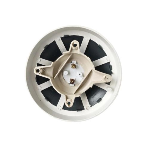 DEXTA Fitting Tempat Lampu Plafon Atap Tempel Bulat Besar Abu - Abu