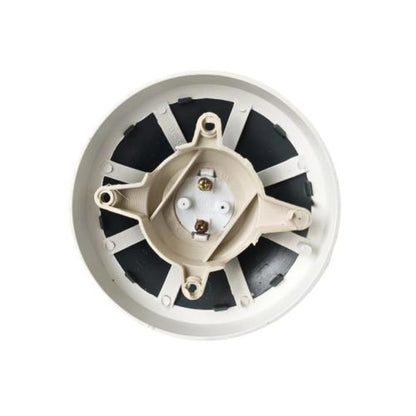 DEXTA Fitting Tempat Lampu Plafon Atap Tempel Bulat Besar Abu - Abu