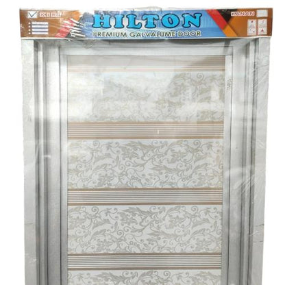 8 CM x 66 CM x 195 CM / HILTON HTPG 03 Pintu Kamar Mandi Galvalum Kiri Set