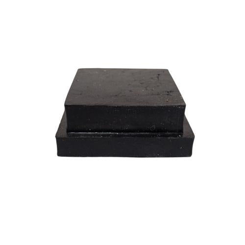 4 CM x 4 CM / TM Karet Pengaman Kaki Rak Besi Hollow Holo Kotak