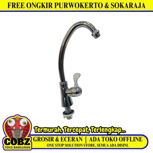 1/2 IN / ONDA V 629 TLG (R) Kran Angsa Sink BCP Wastafel Stainless PVC