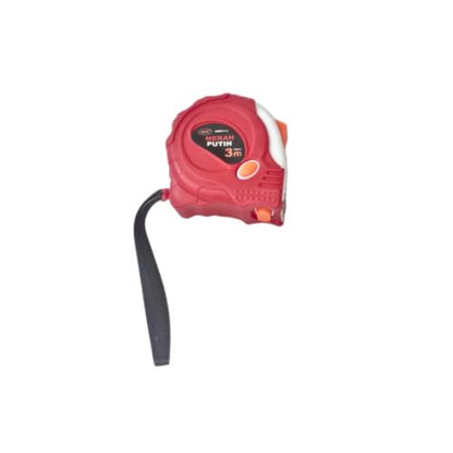 3 M / HIOSHI MERAH PUTIH Meteran Alat Ukur Tukang Bangunan Measuring Tape