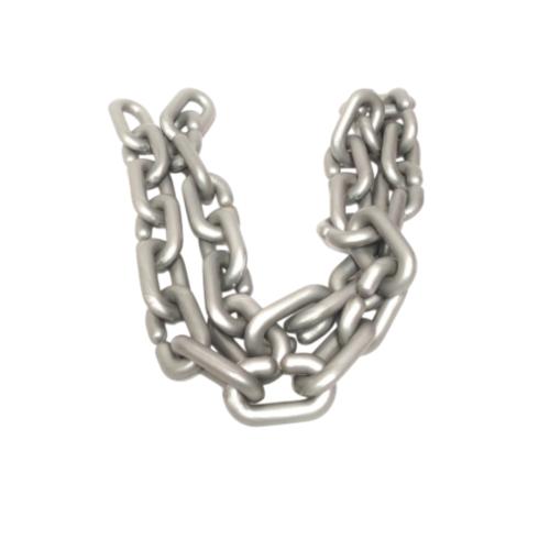 5/16 IN / NM Rantai Plastik PVC Talang Motor Anjing 9 MM Silver Meter