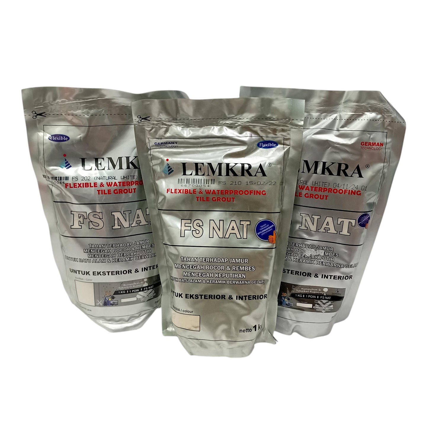 1 KG / LEMKRA Semen Nat Pengisi  Keramik Tile Grout Warna Muda