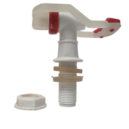 1/2 IN / COBZ Kran Dispenser Guci Drat Luar Air Panas Hot Merah