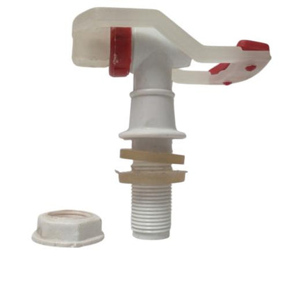 1/2 IN / COBZ Kran Dispenser Guci Drat Luar Air Panas Hot Merah