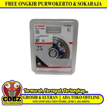 4 IN / BOSCH Turbo Mata Gerinda Potong Keramik Diamond Cutting Wheel