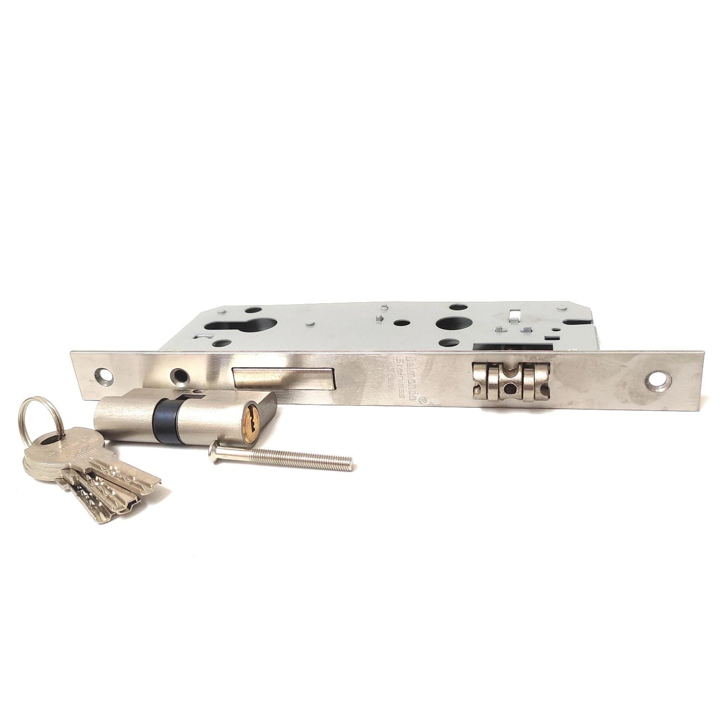 BELMONDO Slot Body Kunci Pintu Roller Pelor 2 Rumah Double Besar Set