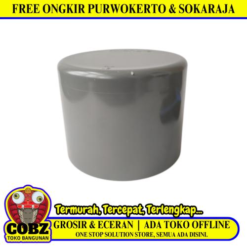 6 IN / RUCIKA AW Dop Cap Tutup Sambungan Fitting Pipa PVC