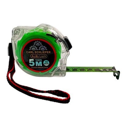 5 M / CARL SCHLIEPER 02 Meteran Alat Ukur Tukang Bangunan Measuring Tape