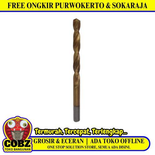 8 MM / VICO Shank Twist Drill Bits Mata Bor Besi Baja Kayu PVC