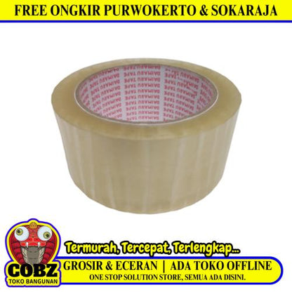 48 MM / DAIMARU Isolasi Selotip Lakban Stationary Tape Transparan