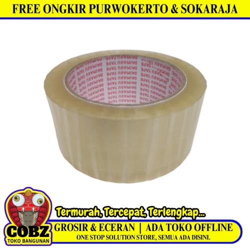 48 MM / DAIMARU Isolasi Selotip Lakban Stationary Tape Transparan