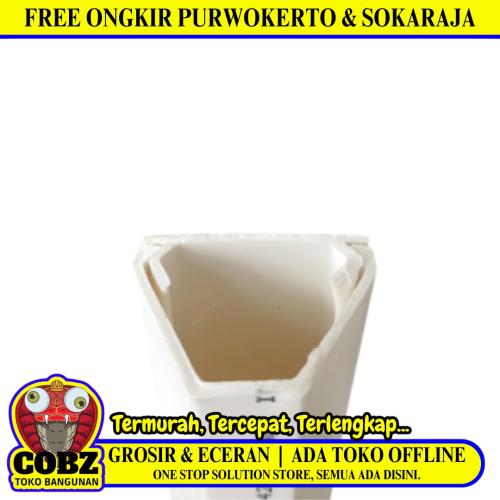 TC - 6 / NISO Wire Protector Penutup Kabel Duct 6 MM Putih Batang