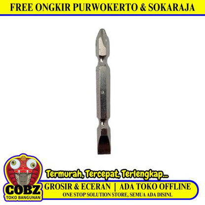 PH 2 x 65 MM / FUJIYAMA Mata Obeng Angin Screwdriver Plus Minus Magnet