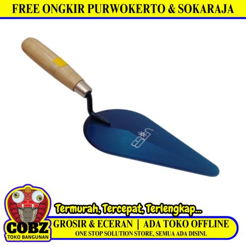 7 IN / ESLON Cetok Sendok Semen Acian Trowel Lancip Gagang Kayu