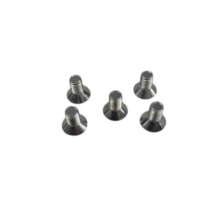 M 5 x 10 MM / TM Baut JF Kepala Rata Plus Putih Biji