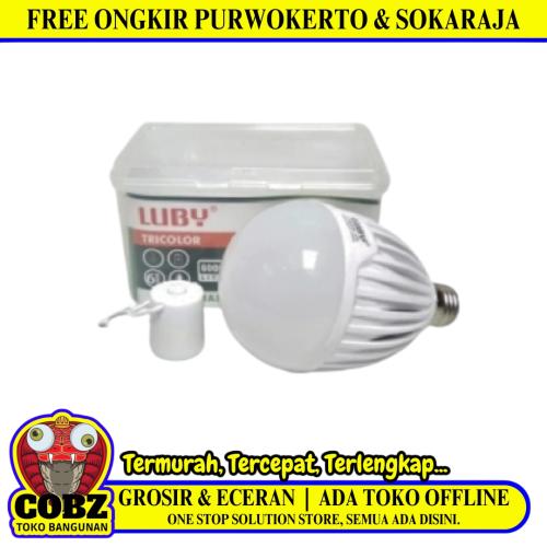 18 WATT / LUBY L-5828SN Lampu Aladin Emergency 3 Warna Tricolour LED