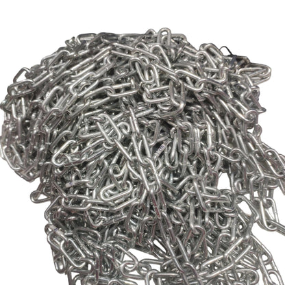 1/8 IN / NM Rantai Besi Kapal Pagar Motor Anjing 3 MM Chrome KG