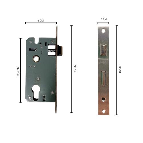 VIPER 7012(2) Handle Door Lock Tarikan Handle Kunci Pintu Tanggung Set