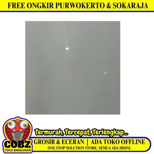 60 CM x 60 CM / VALENTINO RAMO CREMA Granit Lantai Rumah Glossy Dus