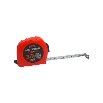 3 M / HIOSHI BANGJO Meteran Alat Ukur Tukang Bangunan Measuring Tape