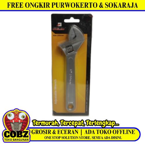 8 IN / SOLID Kunci Inggris Bago Multifungsi Adjustable Wrench