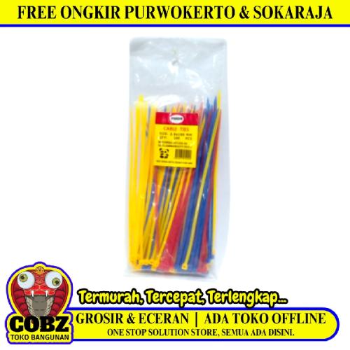 2.5 MM x 150 MM / PANDA Kabel Cable Ties Tali Ripet 15 CM Warna Pack
