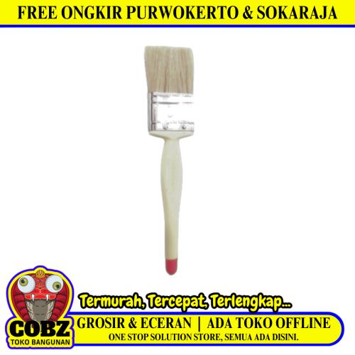 1 1/2 IN TENFLO Kuas Cat Tembok Kayu Besi Air Acyrlic Paint Brush