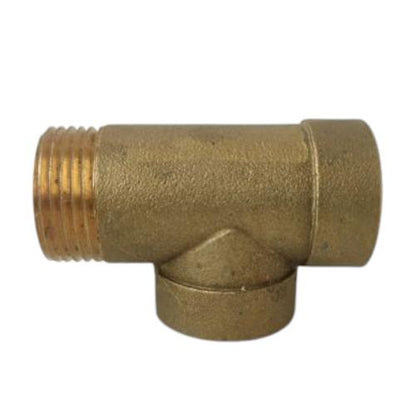 1 IN / TM Tee Pompa Air Cabang 4 Sambungan Tabung Otomatis Kuningan