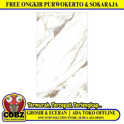 25 CM x 40 CM / ASIA TILE EVEREST DECOR Keramik Dinding Glossy Gold Dus