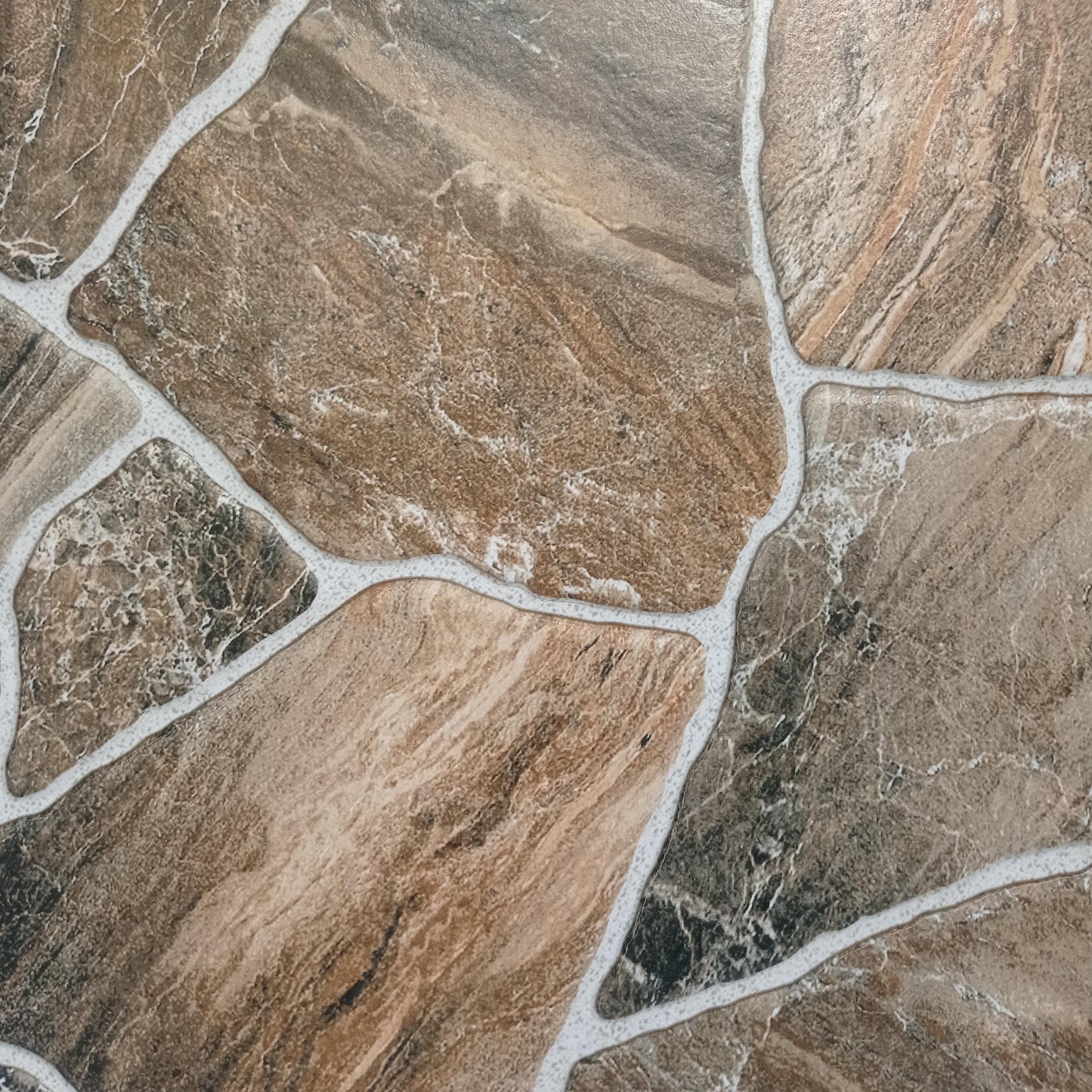 50 CM x 50 CM / UNO KILIMANJARO Keramik Lantai Teras Garasi Matte Brown Dus