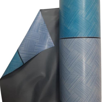 120 CM x 15 M / NANYA CKA 001 815 Karpet Perlak Lantai Meja Vinyl PVC Biru Roll