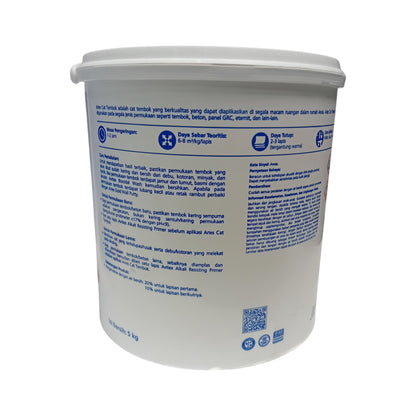 5 KG / ARIES Cat Tembok Beton Plafon Wall Paint Galon