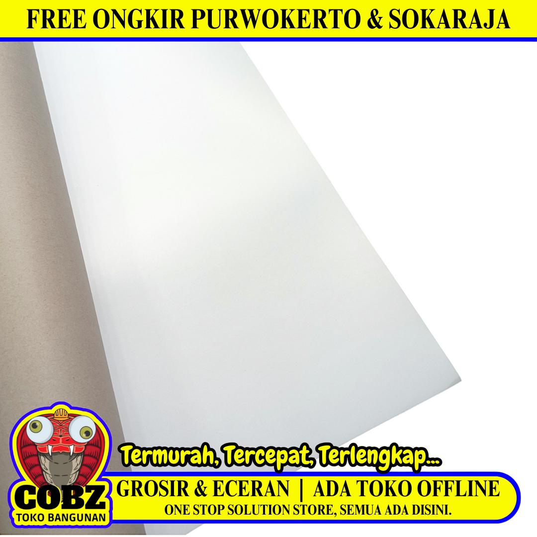 109 CM x 79 CM / TM Kertas Karton Duplex Duplek Putih Lembar