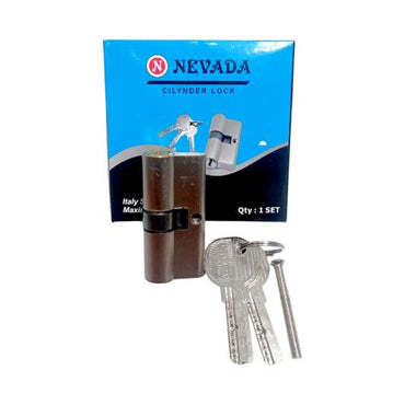 NEVADA Silinder Anak Kunci Pintu Cylinder Lock Kecil + 3 Kunci Set