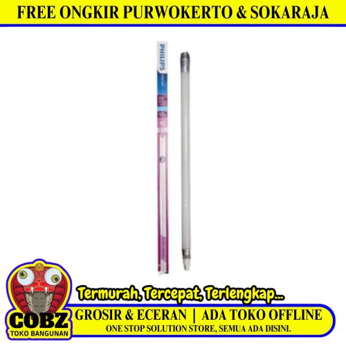 T 8 x 8 WATT x 600 MM / PHILIPS Lampu TL Panjang LED Putih