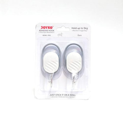 JOYKO ADHK-3110 Kapstok Cantel Gantungan Baju Dinding Mini PVC Set