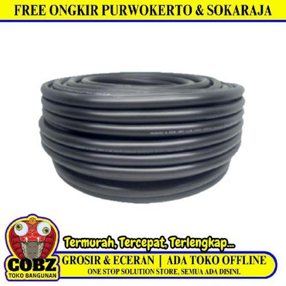 4 INTI x 16 MM x 50 M / KITANI NYY Tunggal Kabel Tembaga SNI Hitam Roll