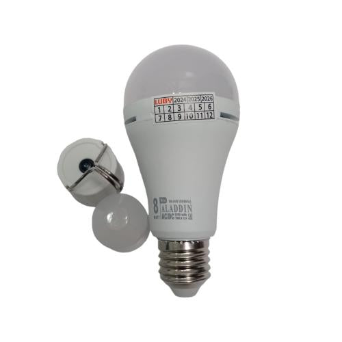 8 WATT / LUBY ALADDIN Lampu Aladin Emergency LED Rechargeable Putih